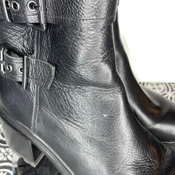 NATURALIZER Trina Mid Shaft Boots, black pebble, 7 - Picture 8 of 11